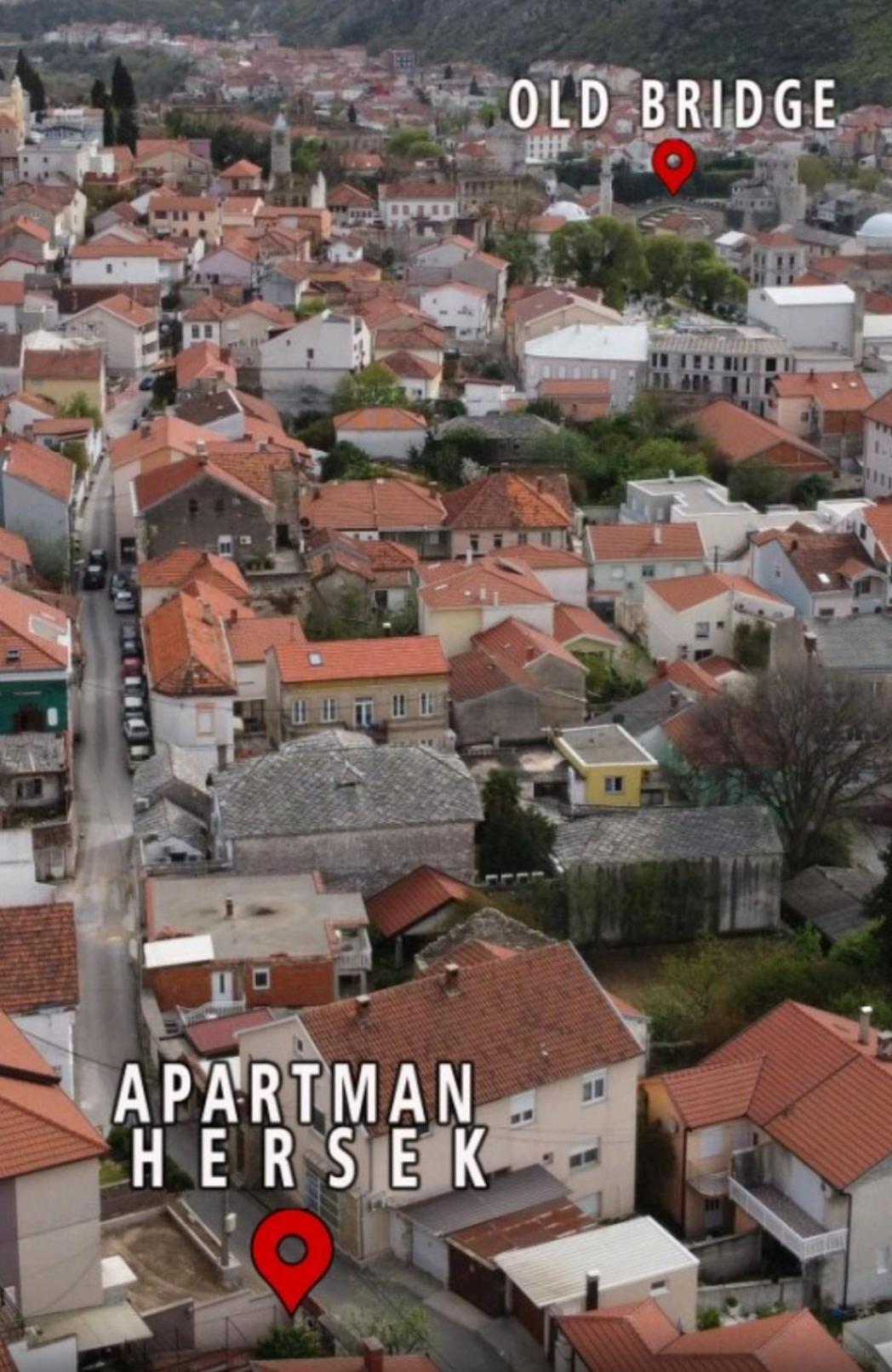 Apartman Hersek โมสตาร์ ภายนอก รูปภาพ